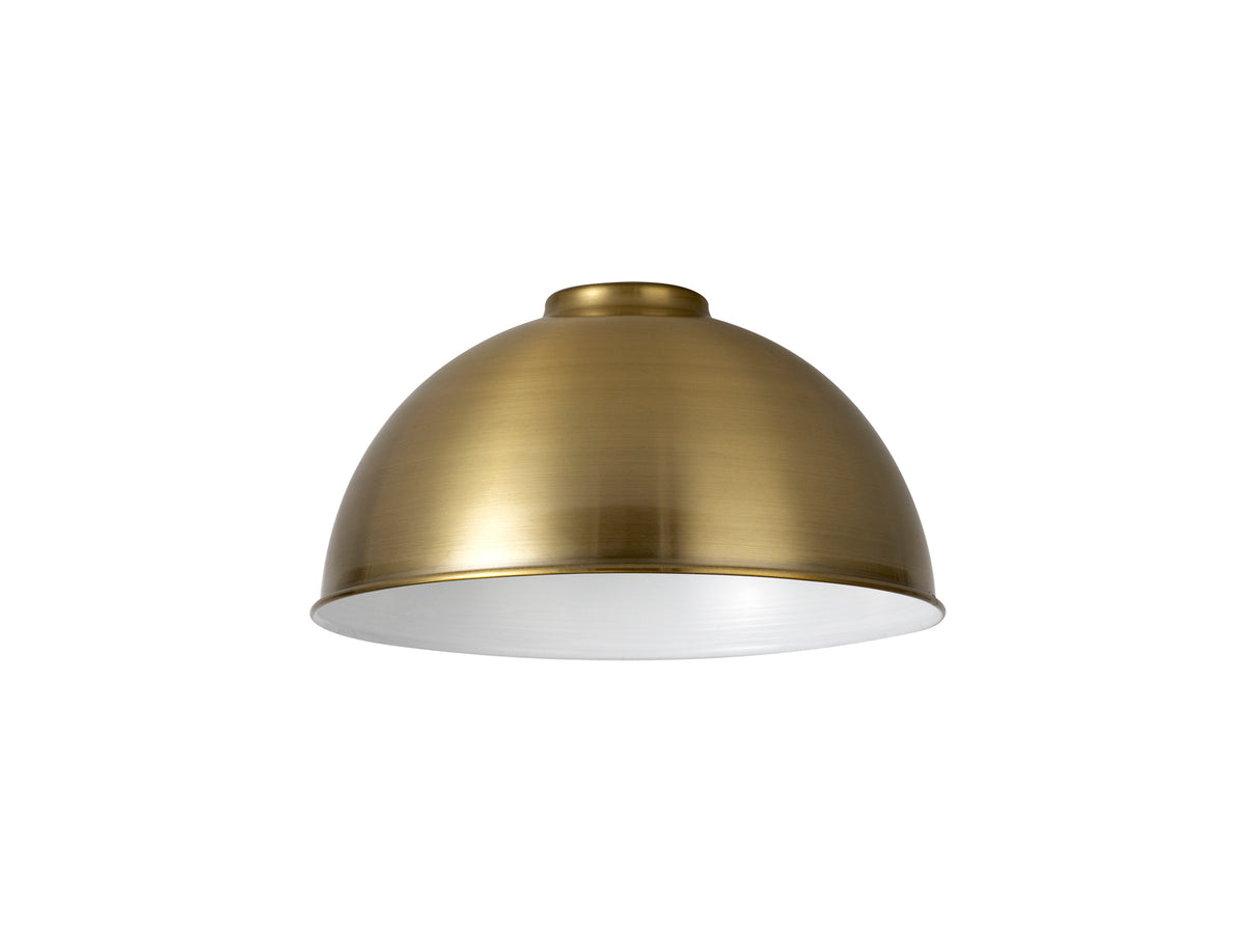 Robson Dome 25cm Lampshade, Gilt Bronze