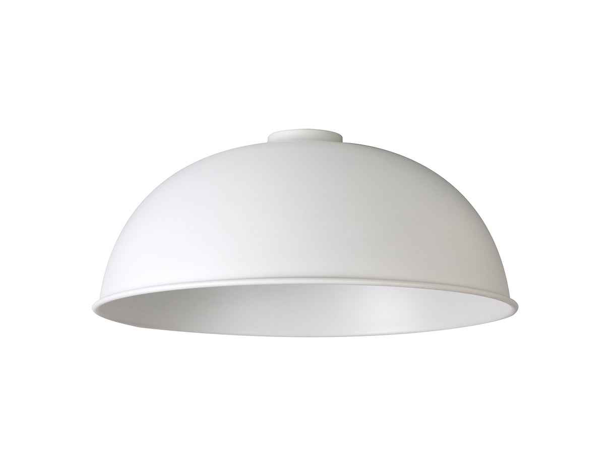 Robson Dome 35cm Lampshade, White