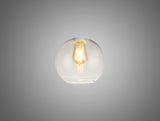 Robson Round 19cm Glass Shade (E), Clear
