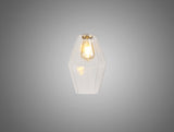 Robson Pyramid 18cm Glass Shade (D), Clear