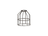 Robson Cylinder 14cm Wire Cage Shade, Black Chrome