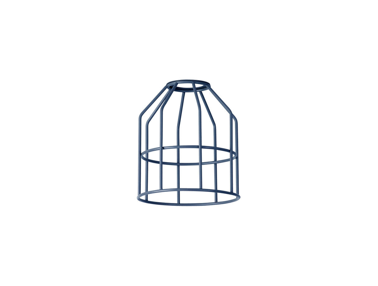 Robson Cylinder 14cm Wire Cage Shade, Cool Grey