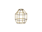 Robson Hexagon 14cm Wire Cage Shade, Gilt Bronze