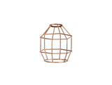 Robson Hexagon 14cm Wire Cage Shade, Rose Gold