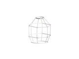 Robson Hexagon 14cm Wire Cage Shade, White