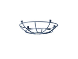 Robson Clip On Shallow Round 25cm Wire Cage Shade, Cool Grey