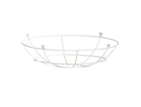 Robson Clip On Shallow Round 35cm Wire Cage Shade, White
