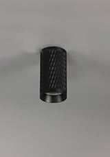 Tueart 11cm Surface Mounted Ceiling Light, 1 x GU10, Sand Black