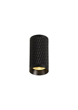 Tueart 11cm Surface Mounted Ceiling Light, 1 x GU10, Sand Black