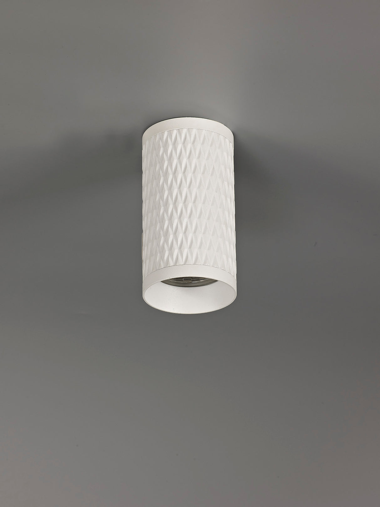 Tueart 11cm Surface Mounted Ceiling Light, 1 x GU10, Sand White