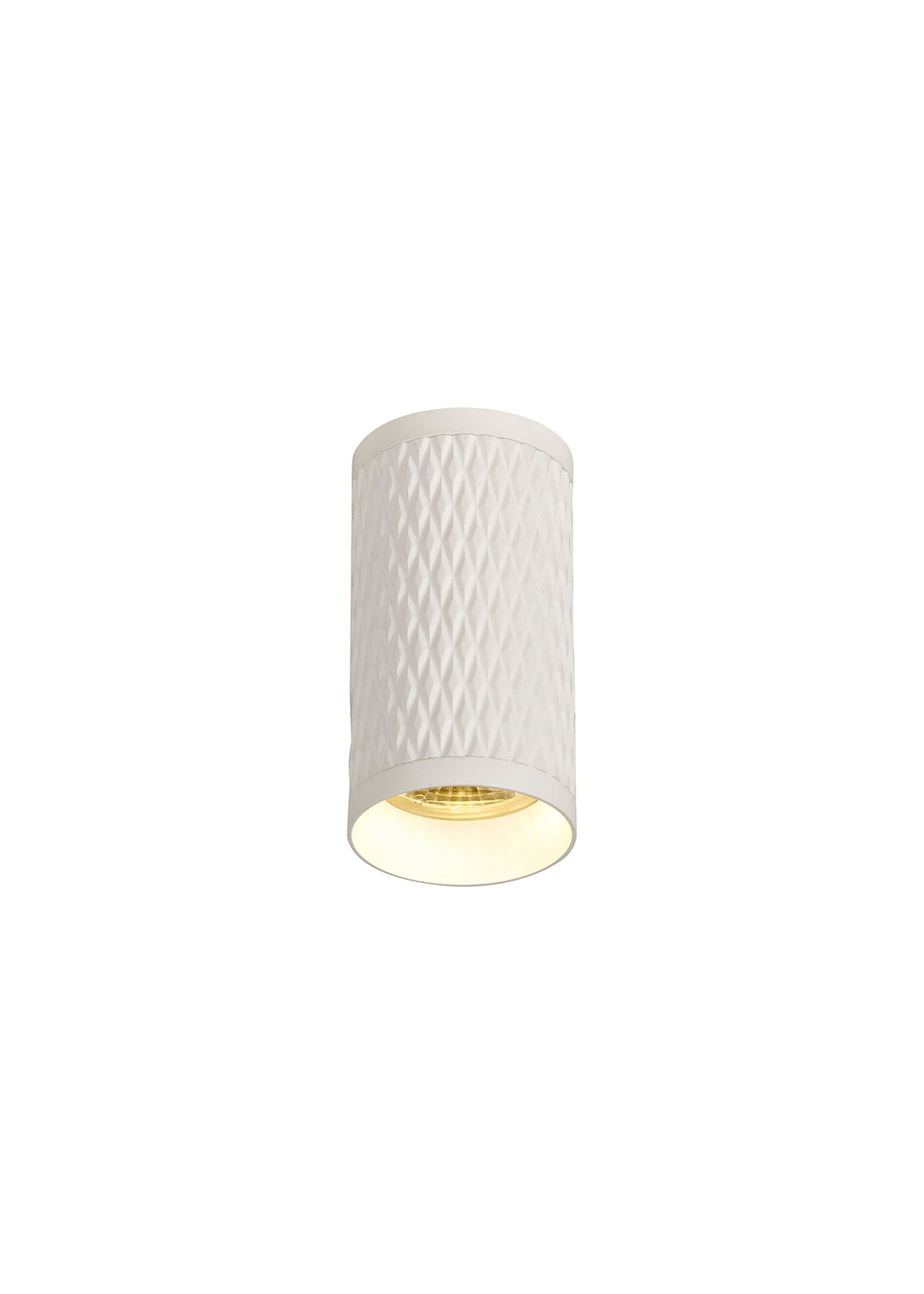 Tueart 11cm Surface Mounted Ceiling Light, 1 x GU10, Sand White