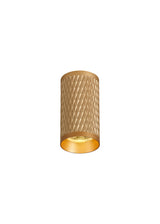 Tueart 11cm Surface Mounted Ceiling Light, 1 x GU10, Champagne Gold