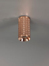 Tueart 11cm Surface Mounted Ceiling Light, 1 x GU10, Rose Gold