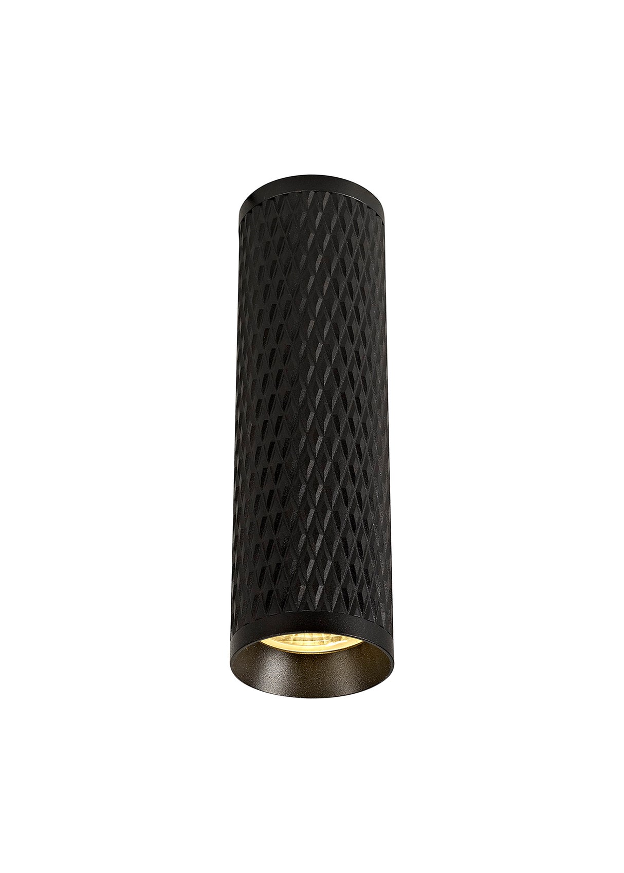 Tueart 20cm Surface Mounted Ceiling Light, 1 x GU10, Sand Black
