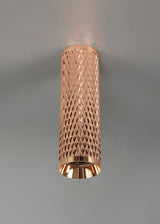 Tueart 20cm Surface Mounted Ceiling Light, 1 x GU10, Rose Gold
