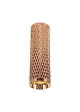 Tueart 20cm Surface Mounted Ceiling Light, 1 x GU10, Rose Gold
