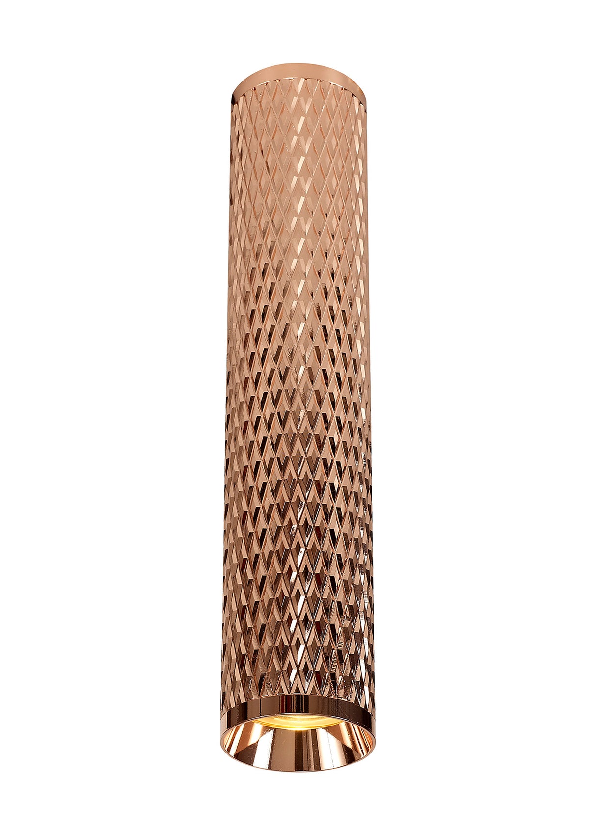 Tueart 30cm Surface Mounted Ceiling Light, 1 x GU10, Rose Gold