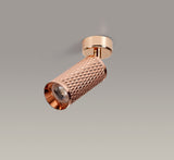 Tueart Adjustable Surface Mounted Ceiling/Wall Spot Light, 1 x GU10, Rose Gold