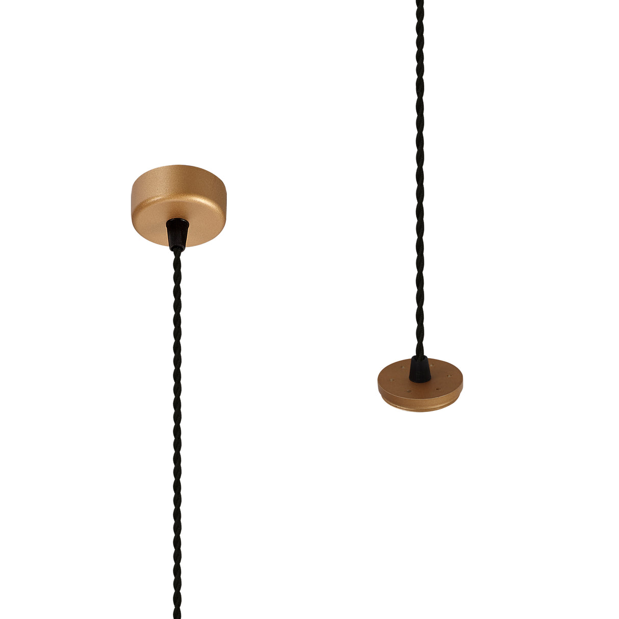 Tueart Pendant Light Kit 2m, 1 x GU10, Champagne Gold
