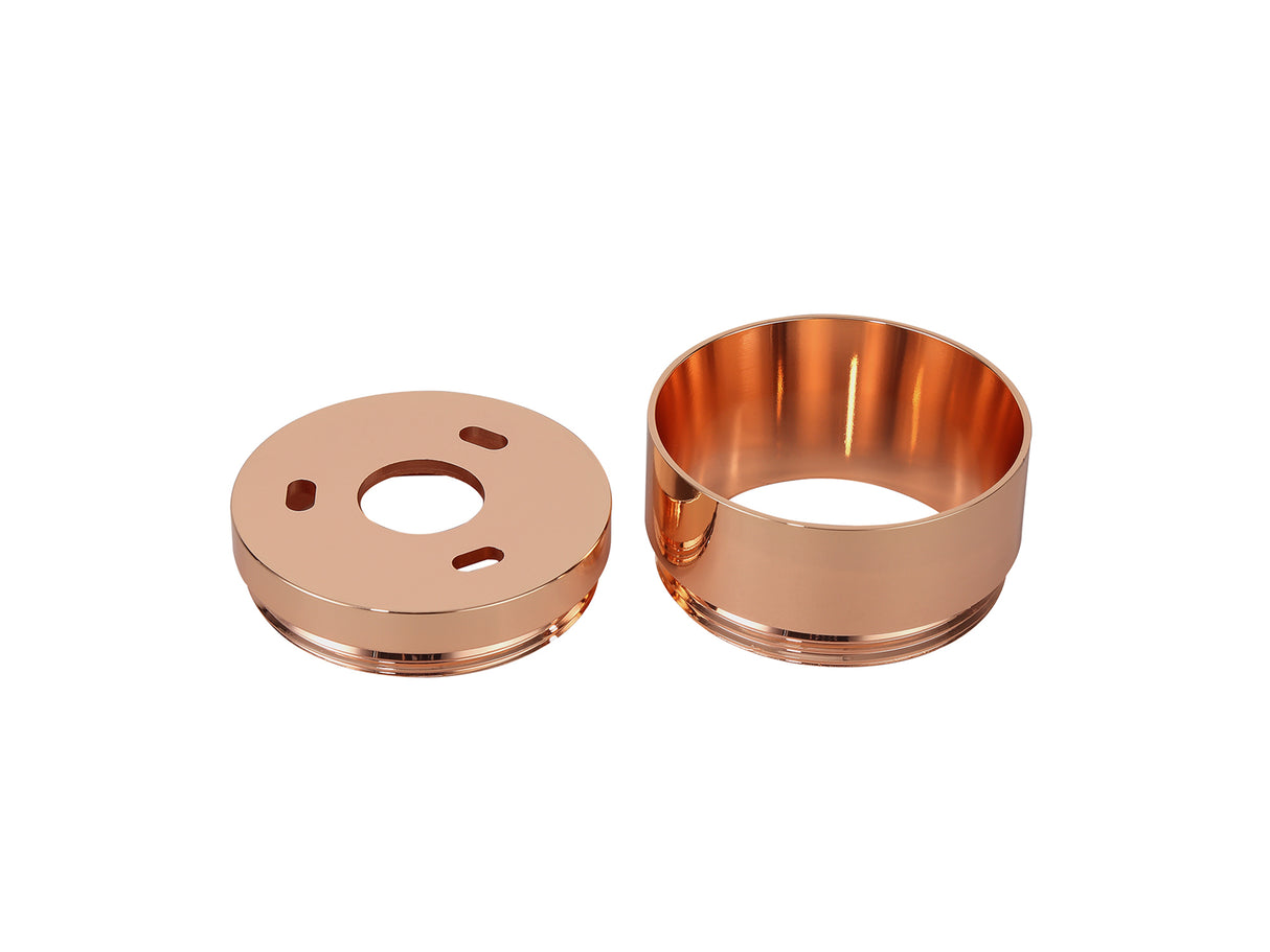 Tueart 2cm Face Ring & 1cm Back Ring Accessory Pack, Rose Gold
