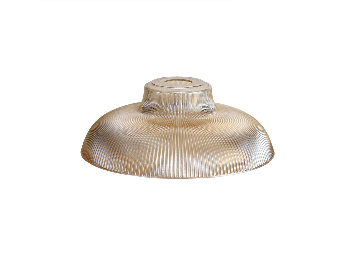 Munro Round 30cm Amber Glass (C), Lampshade