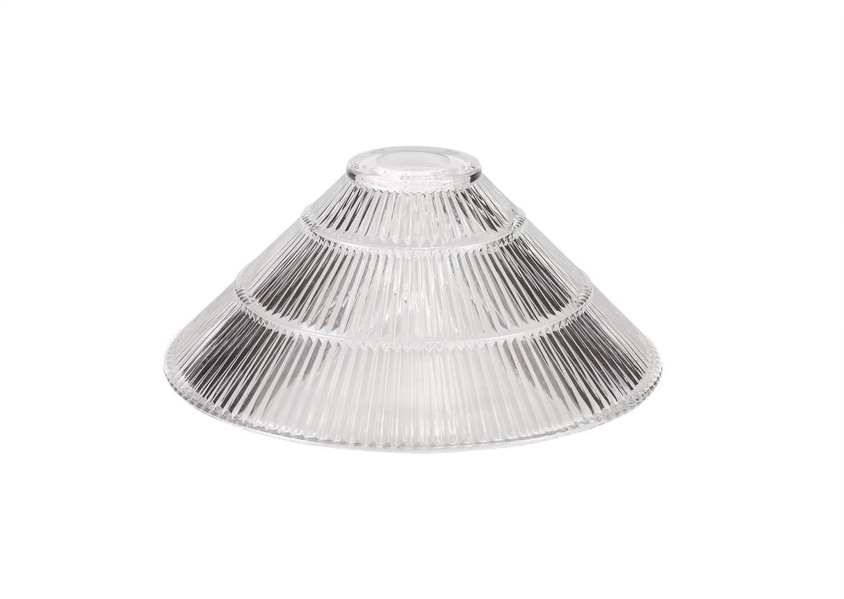 Munro Cone 30cm Clear Glass (M), Lampshade