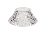 Munro Round 38cm Patterned Clear Glass (J), Lampshade