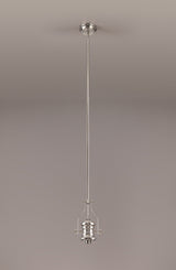 Munro (FRAME ONLY) Pendant, 1 x E27, Polished Nickel