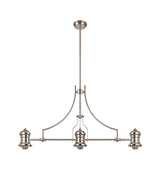 Munro (FRAME ONLY) Linear Pendant, 3 x E27, Polished Nickel