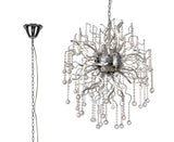 Irons Dimmable Pendant, 24 x 1.7W LED, 3000K, 3150lm, Polished Chrome, 3yrs Warranty