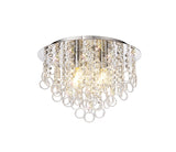 Murray Ceiling, 4 Light E14, Polished Chrome/Crystal