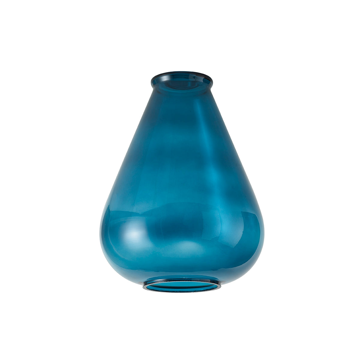 Rowell Narrow Teal Blue Glass (A),