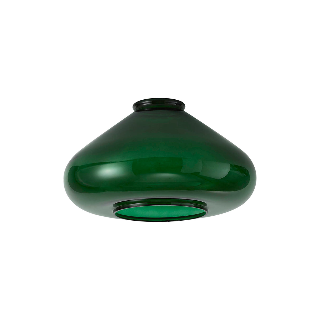 Rowell Wide Bottle Green Glass (B),