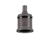 Robson Metal Lampholder Kit, Black Chrome, E27 (Max 60W) c/w Cable Clamp, NOT Suitable For Shades & Cages