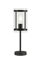 Stuckey Table Lamp, 1 Light E27, Matt Black