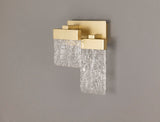 Brodie Switched Wall Lamp, 2 x 4.5W LED, 3000K, Painted Brushed Gold, 3yrs Warranty