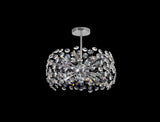 Byrne Semi Flush Pendant 8 Light G9 Polished Chrome/Crystal