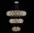 Byrne 3 Tier Pendant 74 x G9 Polished Chrome/Crystal (37.6kg)