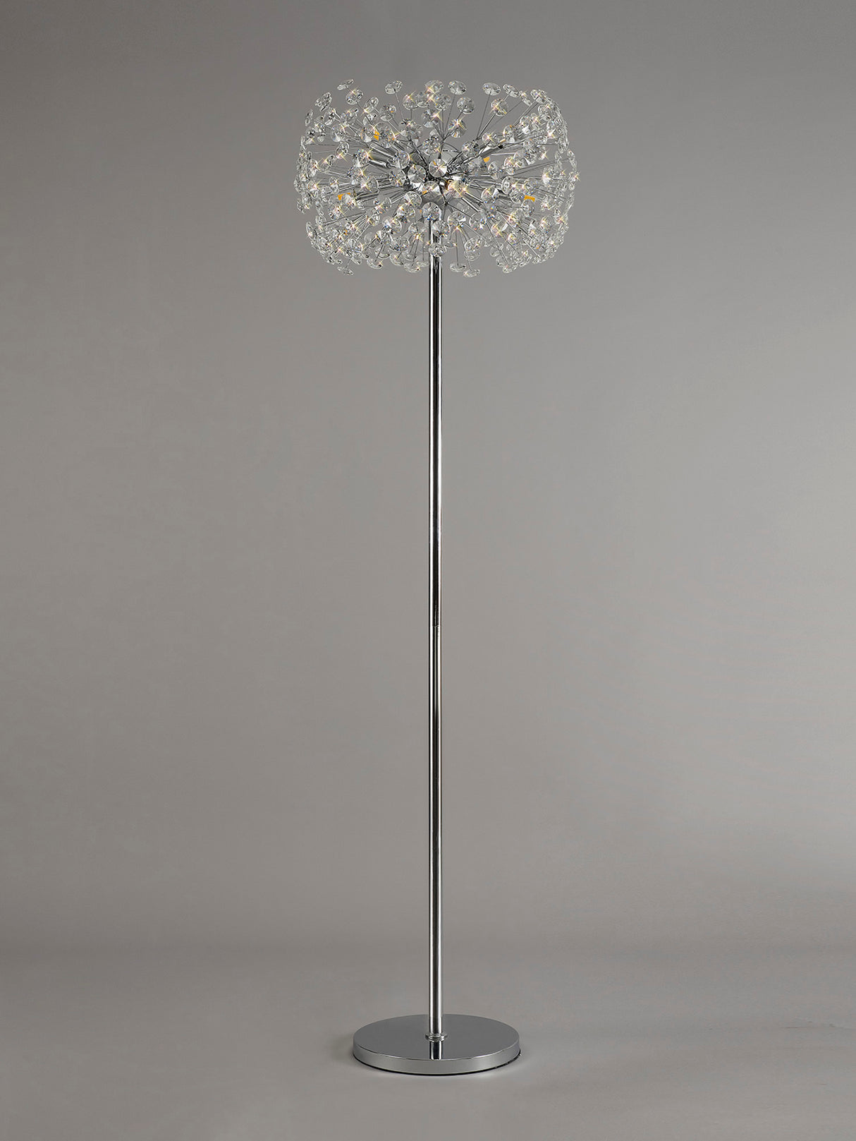 Byrne Floor Lamp 8 Light G9 Polished Chrome/Crystal