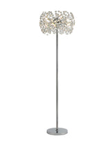 Byrne Floor Lamp 8 Light G9 Polished Chrome/Crystal