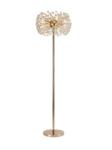 Byrne Floor Lamp 8 Light G9 French Gold/Crystal