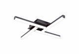 Bennett 4 Flush Ceiling, 4 x 6W LED, 4000K, 2210lm, IP44, Sand Black, 3yrs Warranty