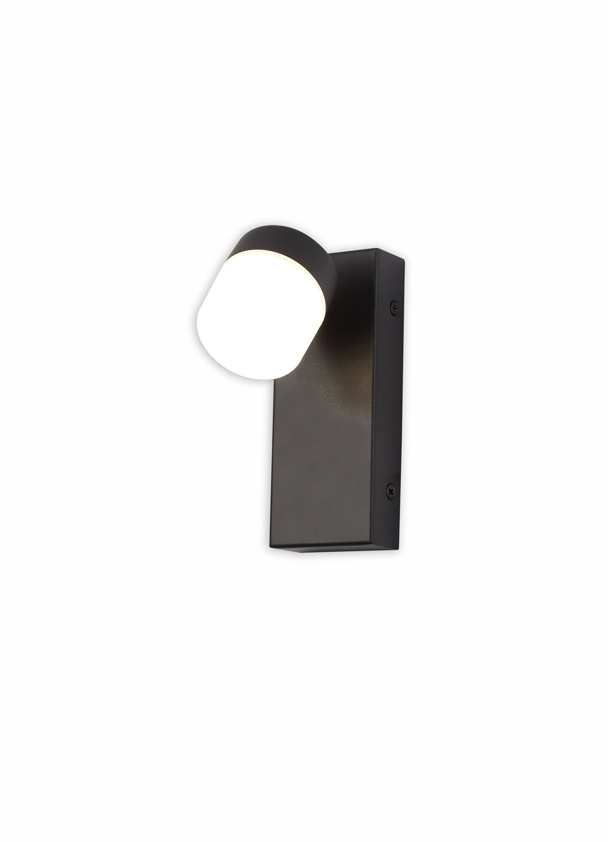 Coady Wall Lamp Single Adjustable, 1 x 5W LED, 4000K, 415lm, IP44, Sand Black, 3yrs Warranty