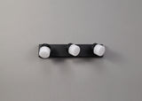 Coady Wall Lamp Triple Adjustable, 3 x 5W LED, 4000K, 1275lm, IP44, Sand Black, 3yrs Warranty