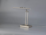 Sohna 1 Arm Table Lamp. 1 x 6W LED, 3000K, 470lm, Satin Nickel, 3yrs Warranty