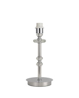 Hawley Table Lamp, 1 Light E14, Polished Chrome/Clear Glass/Crystal