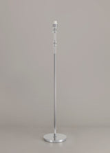 Hawley Floor Lamp, 1 Light E27, Polished Chrome/Clear Glass/Crystal