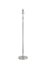 Hawley Floor Lamp, 1 Light E27, Polished Chrome/Clear Glass/Crystal