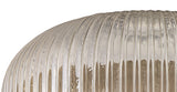Allardyce 30cm Pumpkin Shaped Ribbed Glass (C), Champagne
