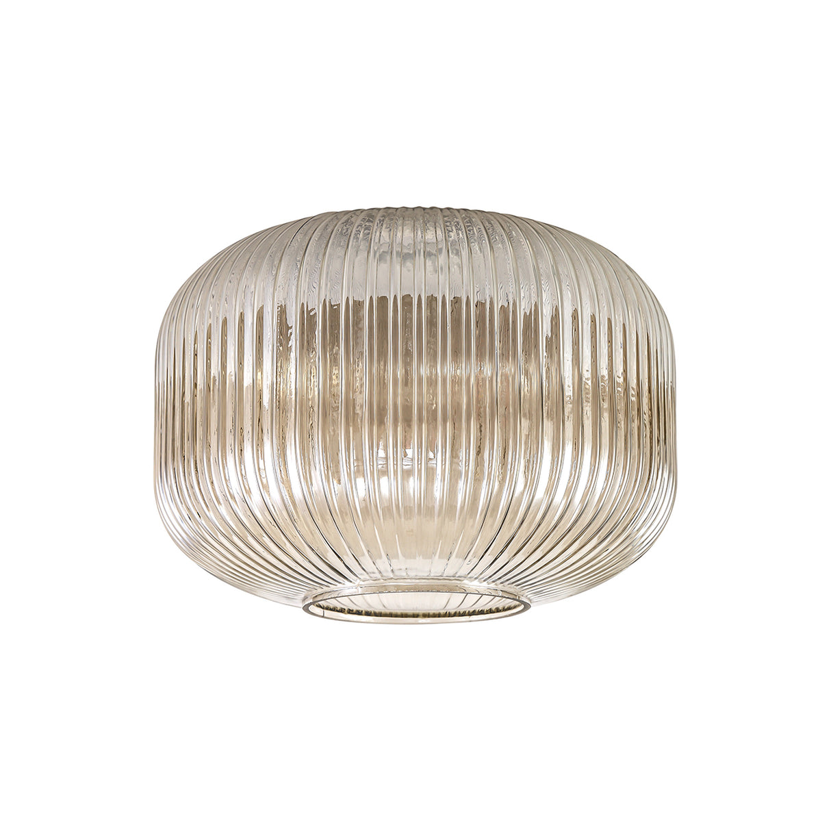 Allardyce 30cm Pumpkin Shaped Ribbed Glass (C), Champagne